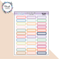 1 Inch Label Planner Stickers