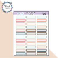 1 Inch Label Planner Stickers