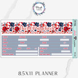 8.5x11 Paycheck Budget Kit (1-4) or Singles Planner Stickers