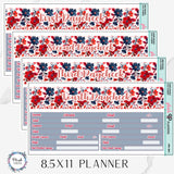 8.5x11 Paycheck Budget Kit (1-4) or Singles Planner Stickers