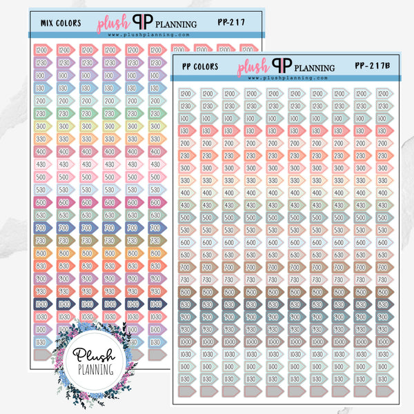 Appointment Time Arrow Planner Stickers