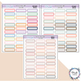 1 Inch Label Planner Stickers