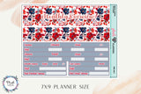 7x9 Planner Size Budget Monthly Kit or Singles, Savings Tracker, Transaction Log, Variable Income