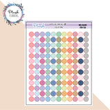 Circle Dots Planner Stickers, Minis Collection