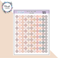 Circle Dots Planner Stickers, Minis Collection