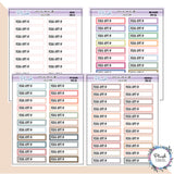 PEDIA Appt Planner Stickers