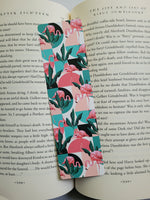 Geometric Flamingos Pattern Bookmarks