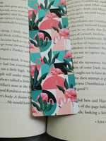 Geometric Flamingos Pattern Bookmarks