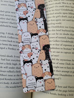 Neutral Puppies Bookmarks, Dog Paws Bookmarks, Dog Bookmarks, Rounded Corners