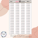 AM Routine and PM Routine SCRIPT Planner Stickers, Rae Dunn Inspired, Farmhouse Font