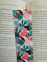 Geometric Flamingos Pattern Bookmarks