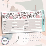 8.5x11 Paycheck Budget Kit (1-4) or Singles Planner Stickers