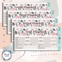 8.5x11 Paycheck Budget Kit (1-4) or Singles Planner Stickers