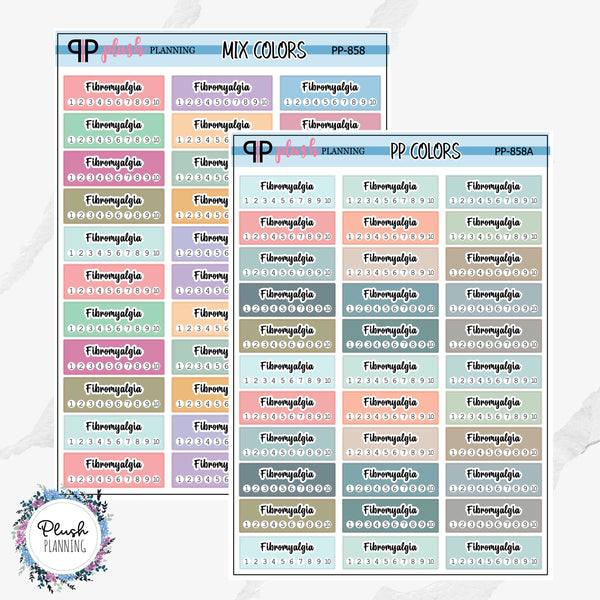 Fibromyalgia PAIN TRACKER, Pain Scale Level