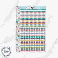 EC Erin Condren Standard Size and Mini Size Dots Planner Stickers