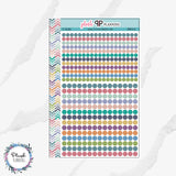 EC Erin Condren Standard Size and Mini Size Dots Planner Stickers