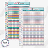 EC Erin Condren Standard Size and Mini Size Square Planner Stickers