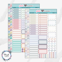 EC 7x9 Monthly Color Functional Planner Stickers