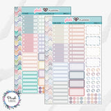 EC 7x9 Monthly Color Functional Planner Stickers