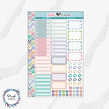 EC 7x9 Monthly Color Functional Planner Stickers