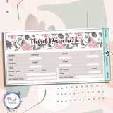 8.5x11 Paycheck Budget Kit (1-4) or Singles Planner Stickers