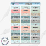 Fibromyalgia PAIN TRACKER, Pain Scale Level