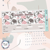 8.5x11 Planner Size Budget Monthly Kit or Singles