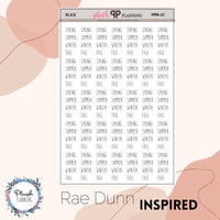 Spring Summer Winter Fall Scripts Planner Stickers, Rae Dunn Inspired