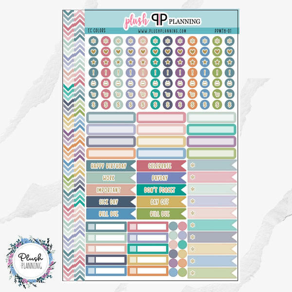 EC Planner Stickers, Sticker Pack