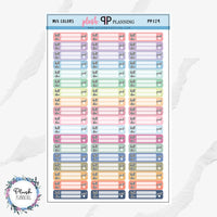 BILL Due Planner Stickers