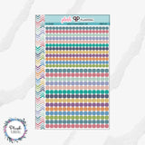 EC Erin Condren Standard Size and Mini Size Square Planner Stickers