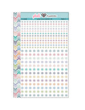 EC Erin Condren Standard Size and Mini Size Asterisk Planner Stickers