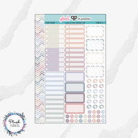 EC 7x9 Monthly Color Functional Planner Stickers