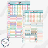 EC 7x9 Mix Planner Stickers, Sticker Pack, EC Icons, Label Stickers