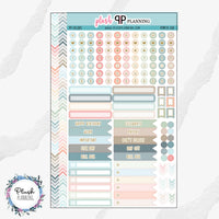 EC 8.5x11 Mix Planner Stickers, Sticker Pack, EC Icons, Label Stickers, Flags Stickers