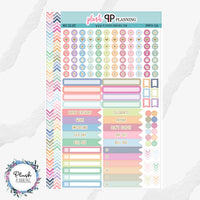 EC 8.5x11 Mix Planner Stickers, Sticker Pack, EC Icons, Label Stickers, Flags Stickers