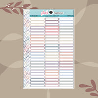 EC Hourly 30 Minute Labels (2020/2021 EC) Planner Stickers