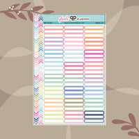 EC Hourly 30 Minute Labels (2020/2021 EC) Planner Stickers