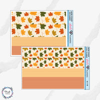 7x9 or 8.5x11 Planner Fall Collection Style 1 Deco Planner Stickers