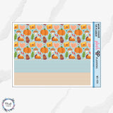 7x9 or 8.5x11 Planner Fall Collection Style 2 Deco Planner Stickers