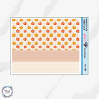 7x9 or 8.5x11 Planner Fall Collection Style 3 Deco Planner Stickers