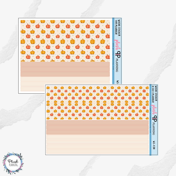 7x9 or 8.5x11 Planner Fall Collection Style 3 Deco Planner Stickers