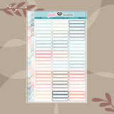 EC Hourly 30 Minute Labels (2020/2021 EC) Planner Stickers