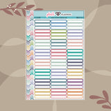 EC Hourly 30 Minute Labels (2020/2021 EC) Planner Stickers