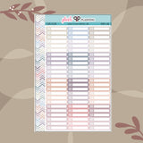 EC Hourly 30 Minute Appt Labels (2020/2021 EC) Planner Stickers