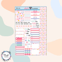 Bubble Gum Dots Pastel Design Planner Stickers Sampler