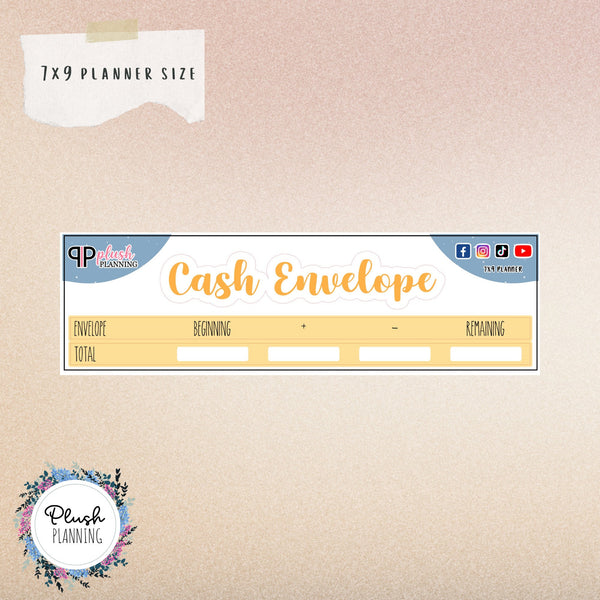 Cash Envelope, Budget Stickers, Monthly Budget Stickers