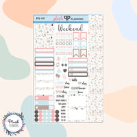 Winter Design #5 Planner Stickers Sampler, Winter Pattern, Christmas Season Designs