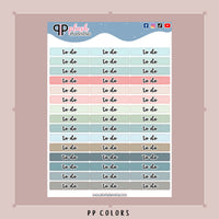 To Do Header Planner Stickers