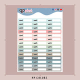 WORK Planner Stickers